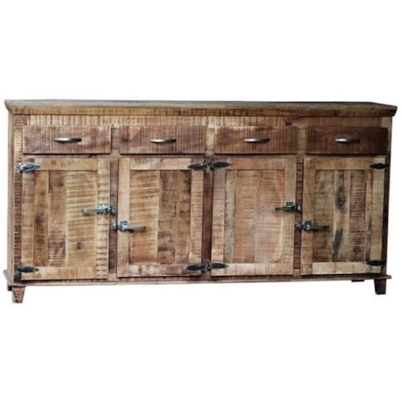 Reclaimed 4 Drawer/4 Door Sideboard