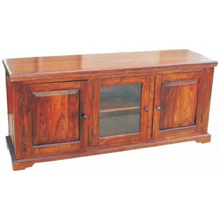 63" Transitional 3-Door Media Unit