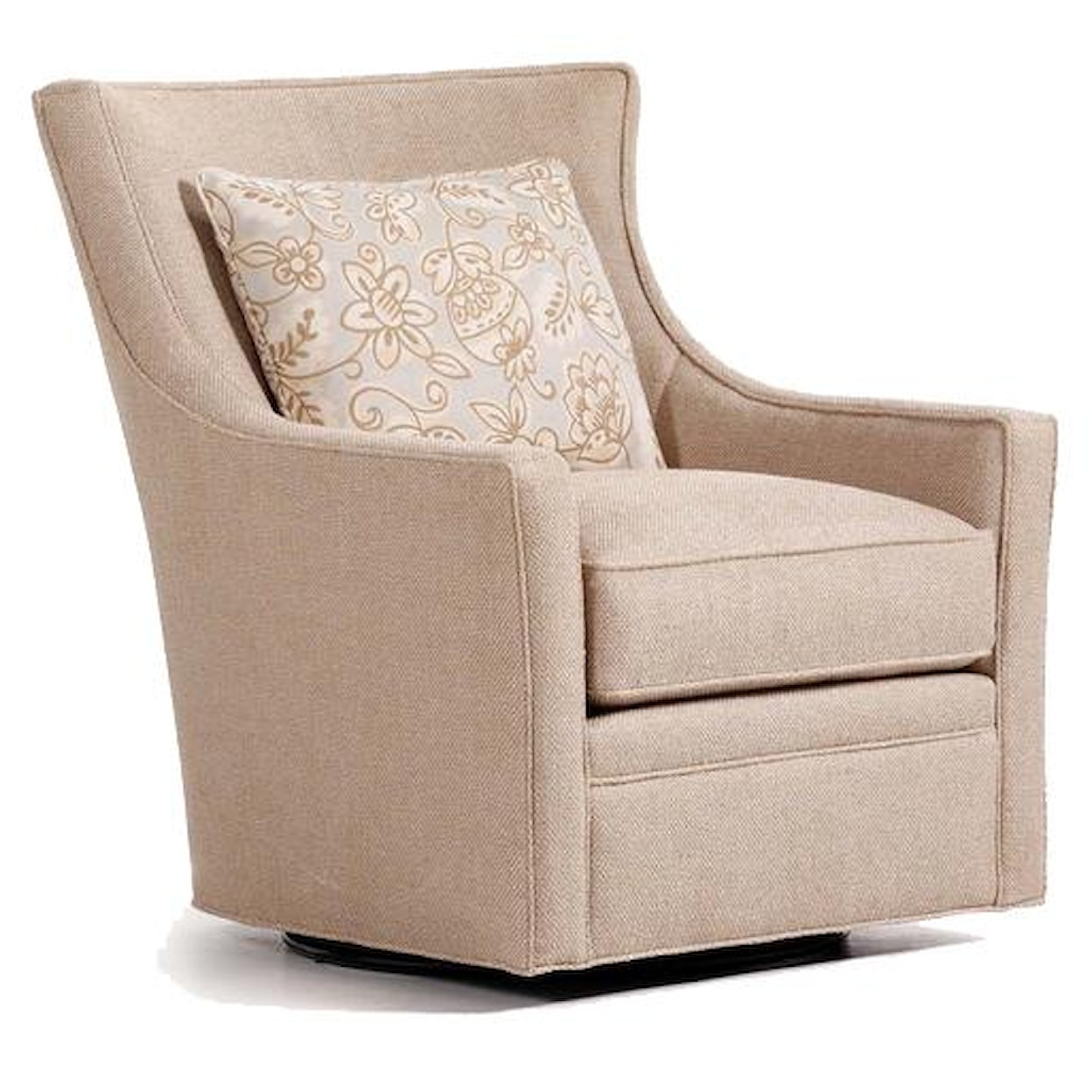 Jessica Charles Fine Upholstered Accents Delta Swivel Chair