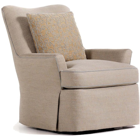 Durban Upholstered Swivel Rocker