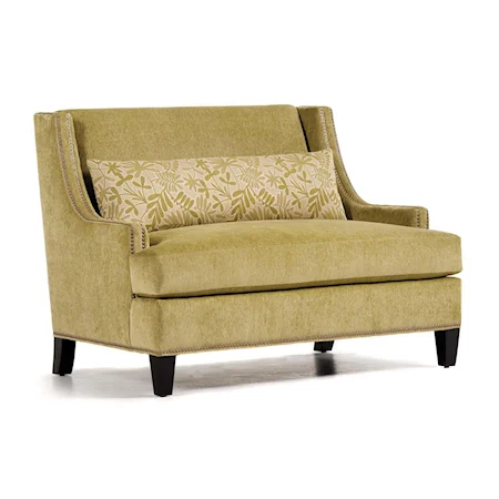 Collin Settee with Nailhead Trim