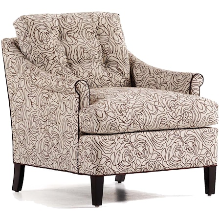 Mimi Upholstered Chair with Tufted Seat Back
