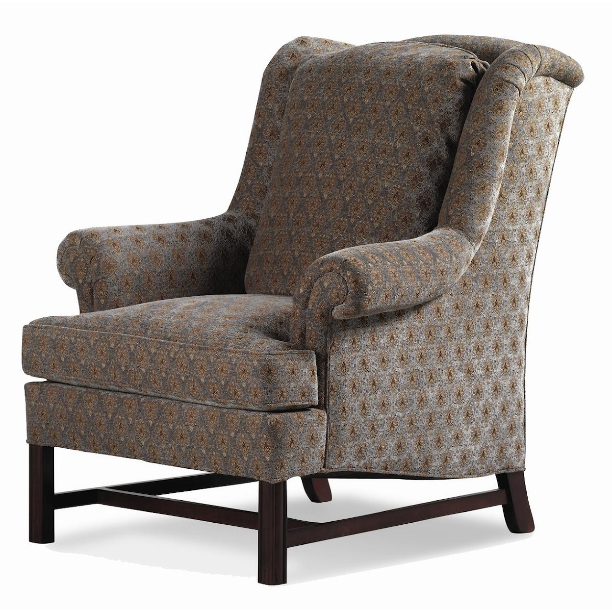 Jessica Charles Fine Upholstered Accents Alexander Chippendale Wing Chair