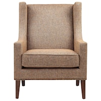 Wing Back Chair with Nailhead