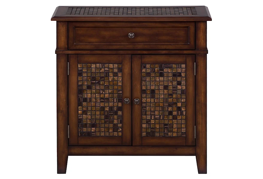 Baroque Brown Accent Cabinet by Jofran at Mueller Furniture