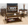 Belfort Essentials Baroque Brown 3-Piece Nesting Chairside Tables