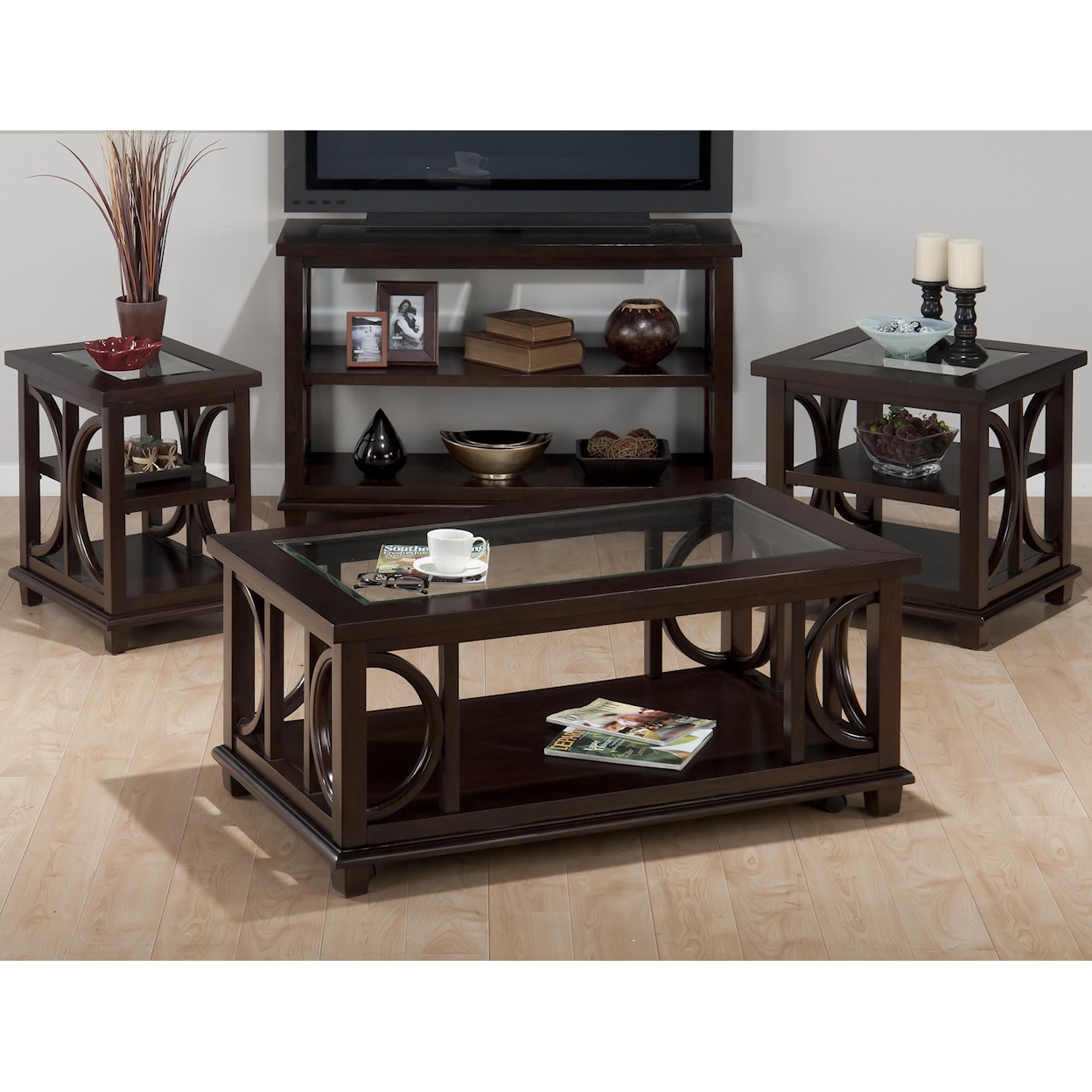 Jofran Panama Brown Rectangle Cocktail Table