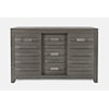 VFM Signature Altamonte - 1850 54" Server w/Three Drawers and Sliding Door