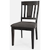 Jofran American Rustics Upholstered Slatback Dining Chair