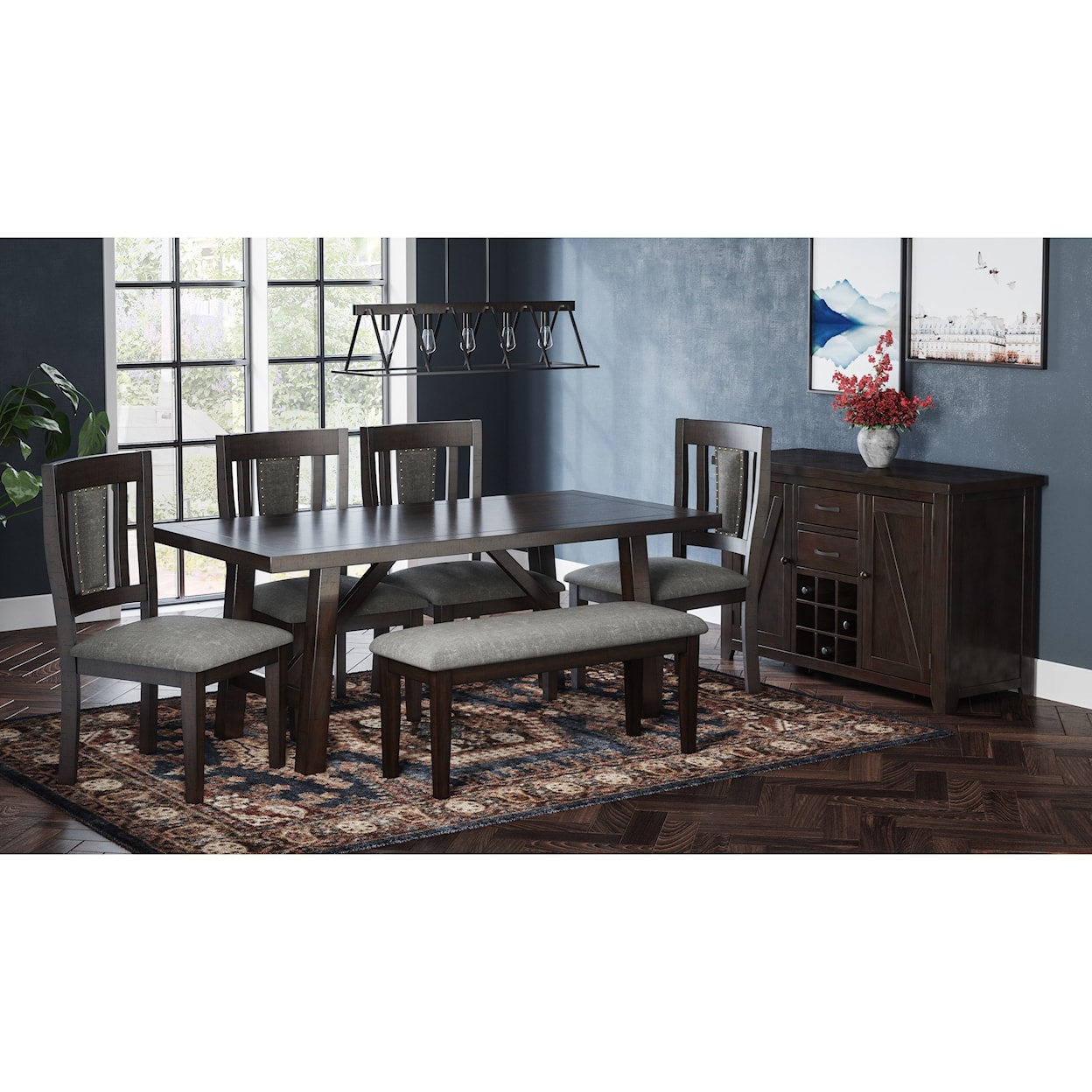 Jofran American Rustics Table and Chair Set