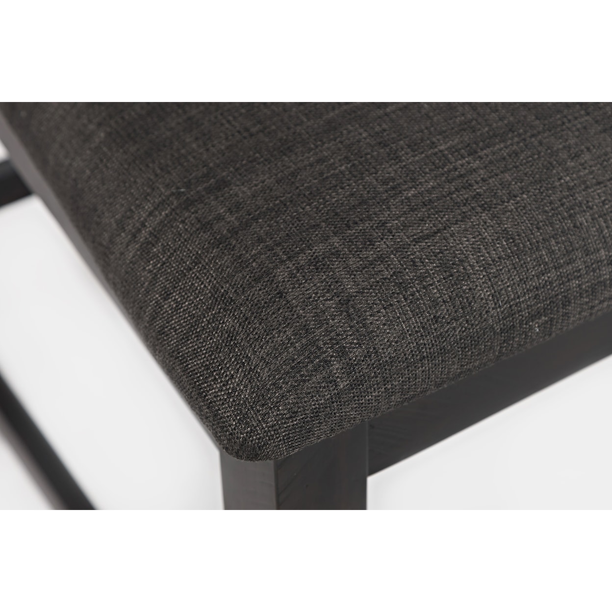 Jofran American Rustics Upholstered Slatback Stool