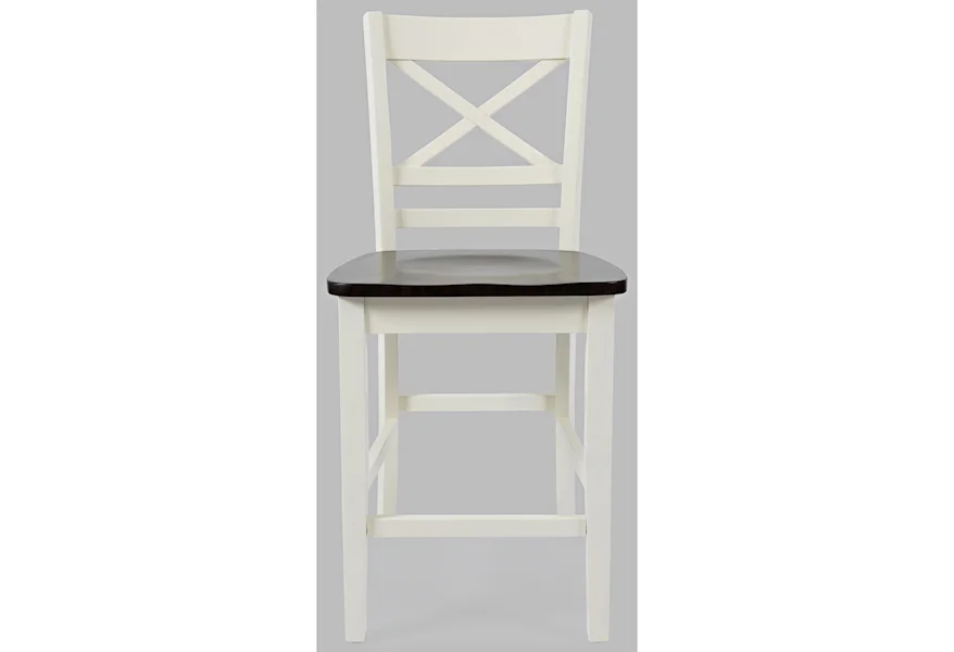 Asbury Park X-Back Stool by Jofran at Simply Home by Lindy's