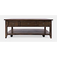 Bakersfield Transitional Lift Top Cocktail Table
