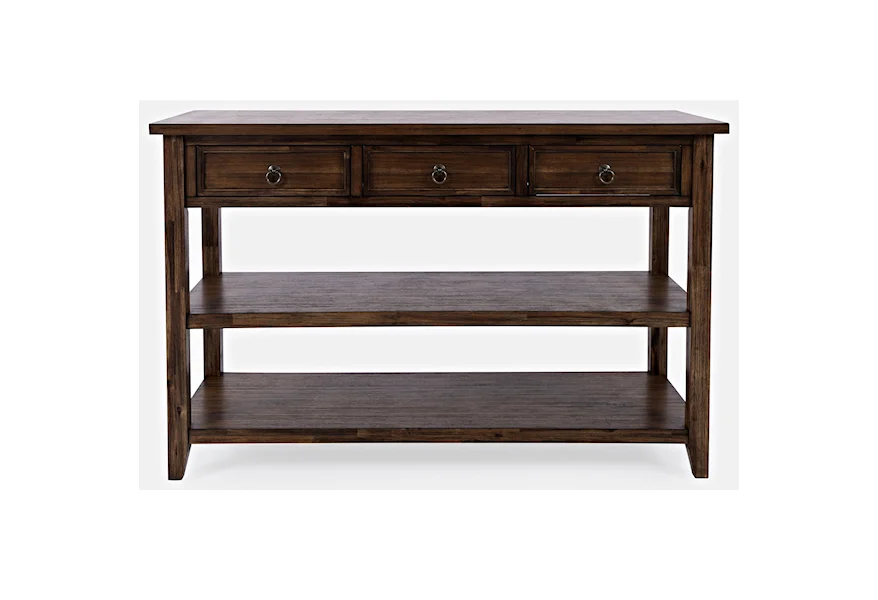Bakersfield Sofa Table w/ 3 Drawers by Jofran at VanDrie Home Furnishings
