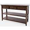 Jofran Bakersfield Sofa Table w/ 3 Drawers