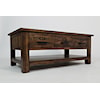 Jofran Cannon Valley Three Drawer Cocktail Table