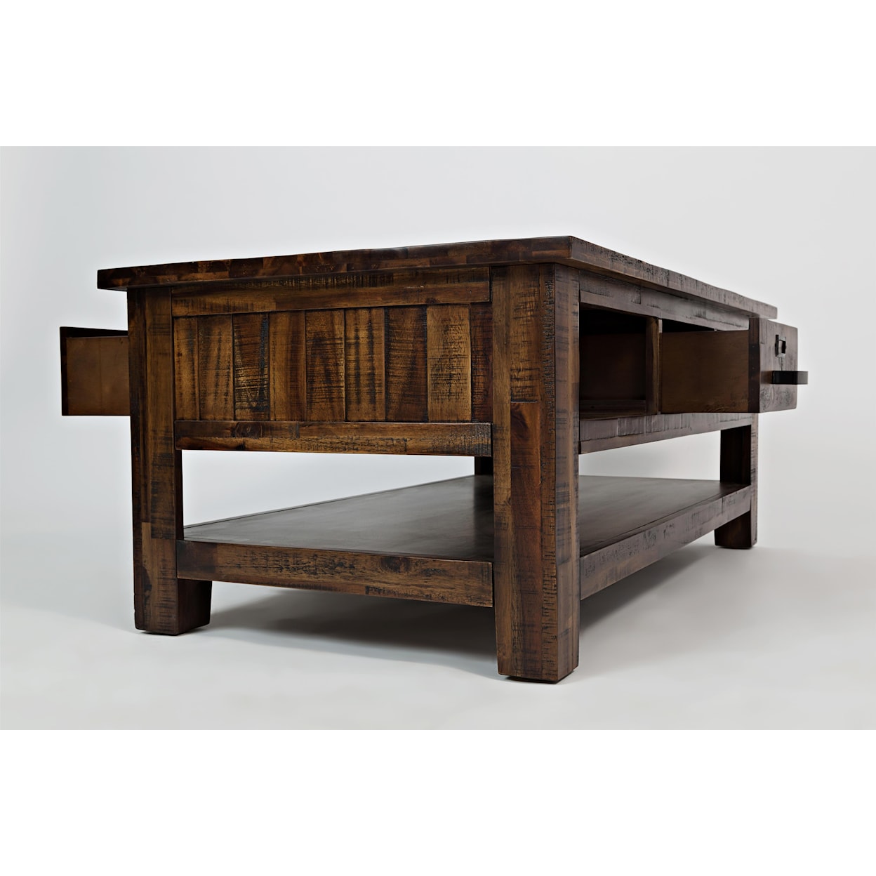 Jofran Cannon Valley Three Drawer Cocktail Table