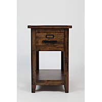 One Drawer Chairside Table