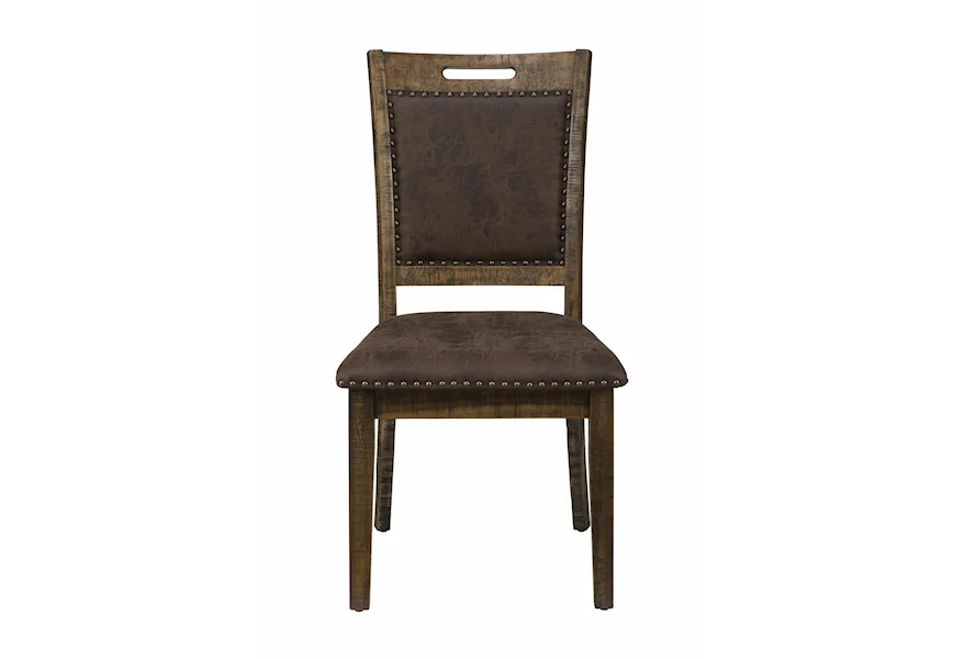 Cannon Valley Upholstered Back Dining Chair by Jofran at Jofran
