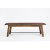 Jofran Cannon Valley Bench with Upholstered Seat