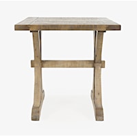 Farmhouse Trestle End Table