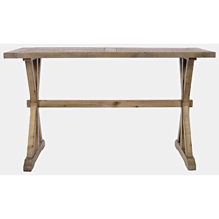 Farmhouse Trestle Sofa Table