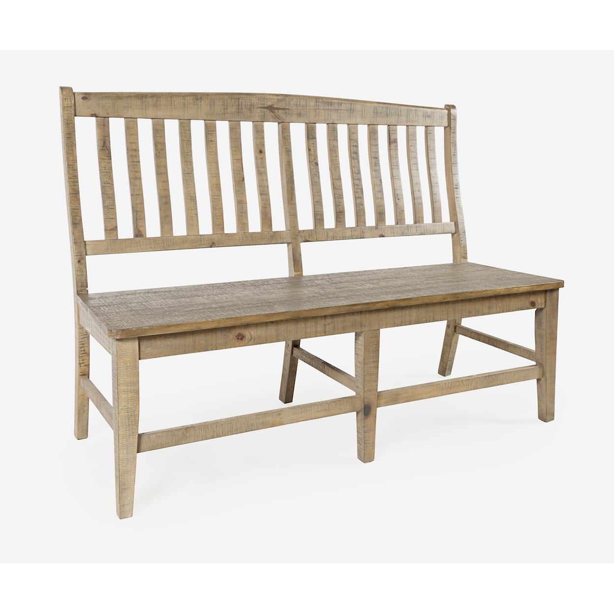 Jofran Carlyle Crossing Slatback Dining Bench