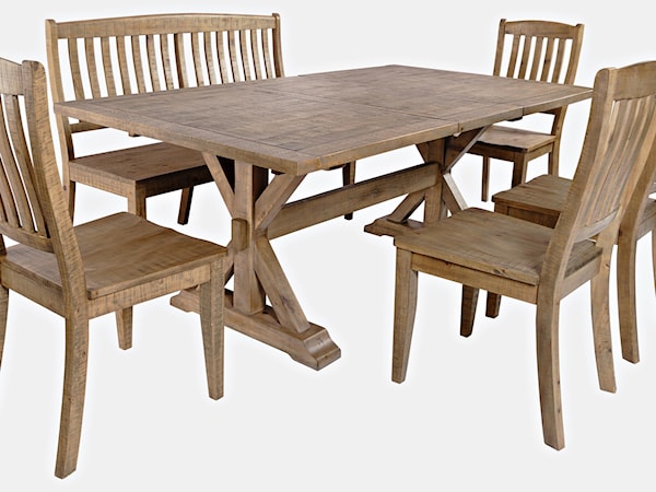 6-Piece Dining Table and Chair Set