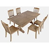 VFM Signature Carlyle Crossing 7-Piece Dining table and Chair Set