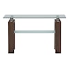 VFM Signature Compass Sofa Table with  Glass Top