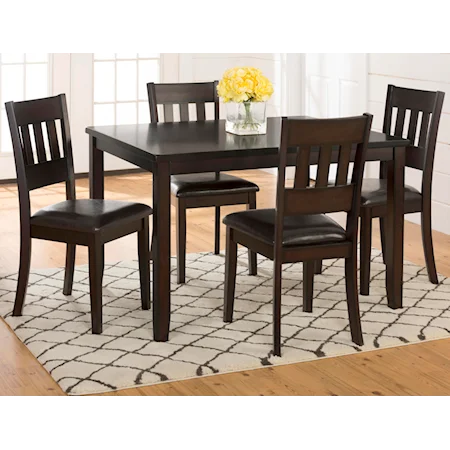5-Pack- Table and 4 Chairs