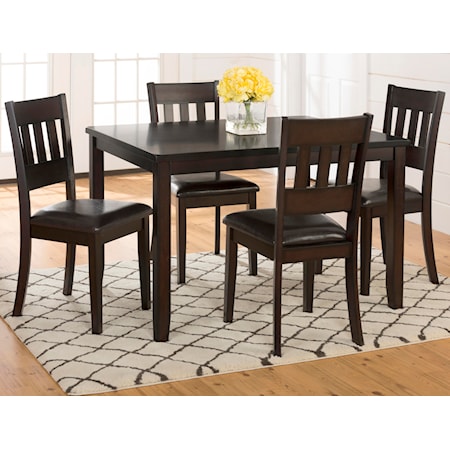 5-Pack- Table and 4 Chairs