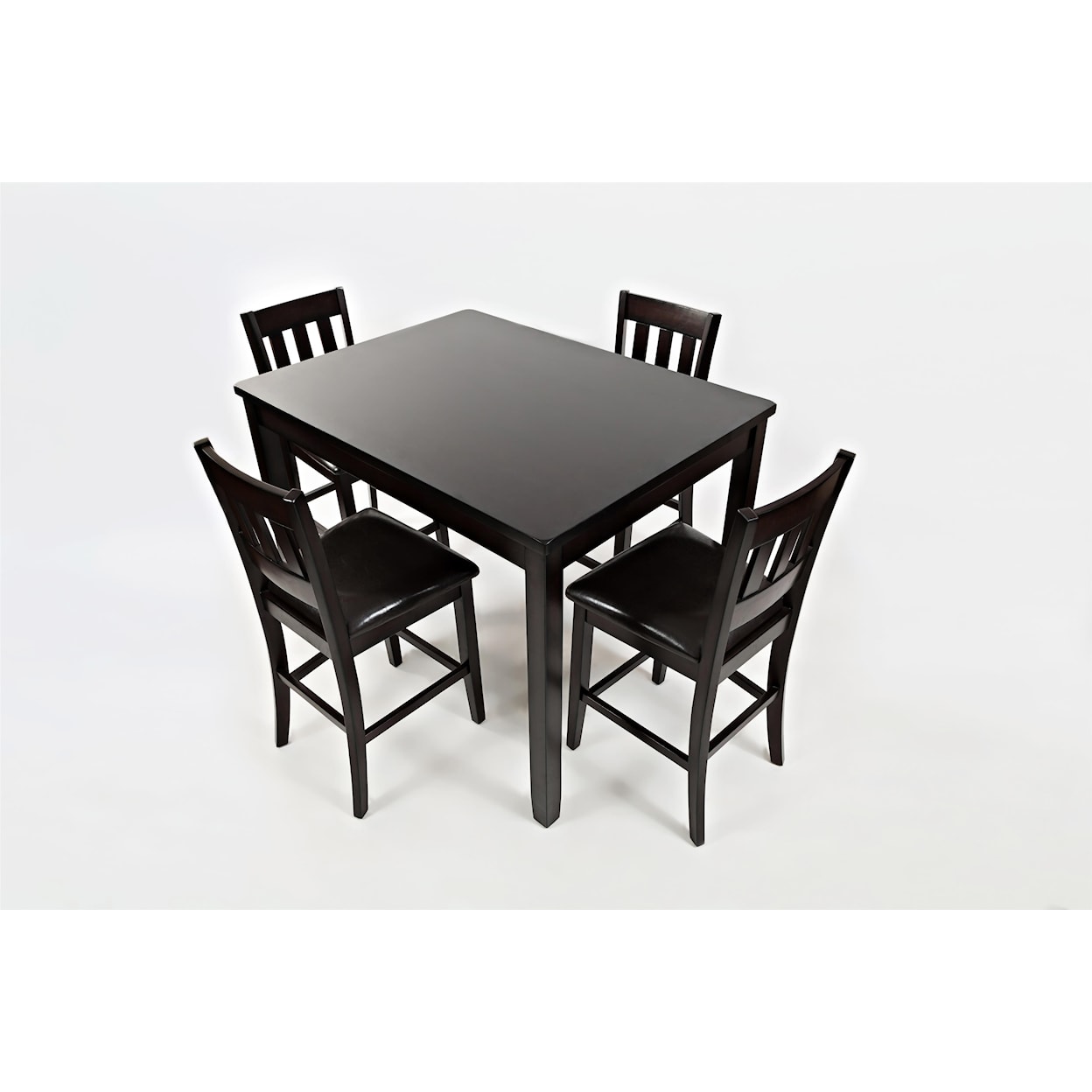 Jofran Dark Rustic Prairie Dark Rustic Prairie Counter Height Table Set