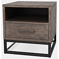 End Table with Shelf and Drawer