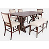 Jofran Fairview 6-Piece Counter Table and Chair Set