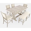 Jofran Fairview 6-Piece Counter Table and Chair Set