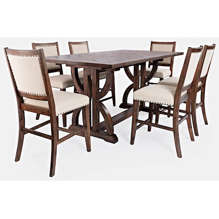 7-Piece Counter Table and Chair Set