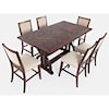 Jofran Fairview 7-Piece Counter Table and Chair Set
