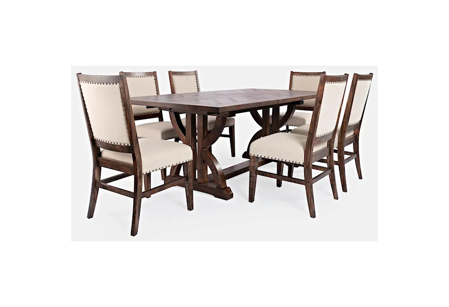 Fairview 7-Piece Dining Table and Chair Set by Jofran at VanDrie Home Furnishings