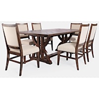 7-Piece Dining Table and Chair Set