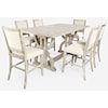Jofran Fairview 7-Piece Counter Table and Chair Set