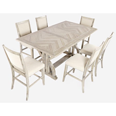 7-Piece Counter Table and Chair Set