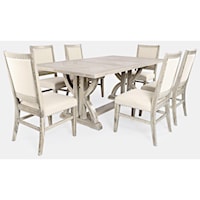 7-Piece Dining Table and Chair Set