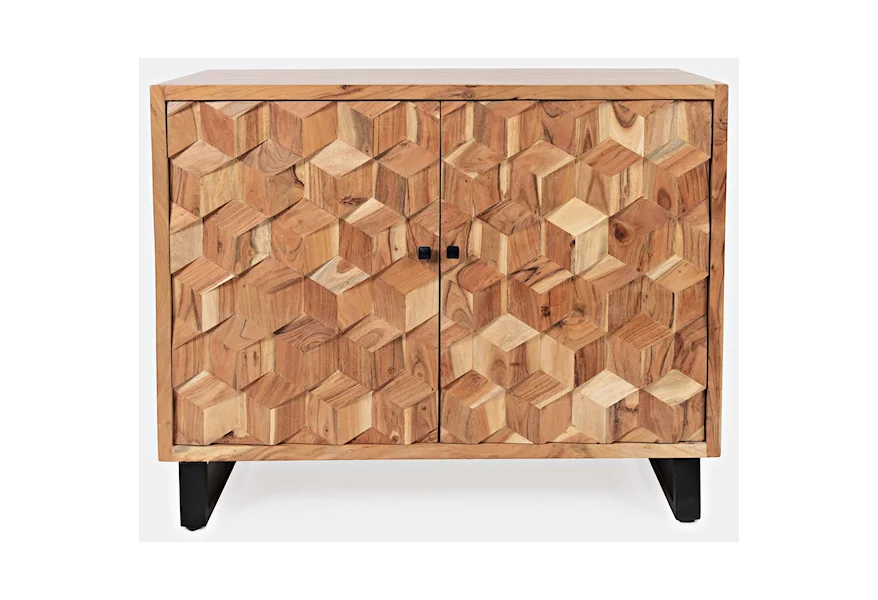 Geometrix 2-Door Accent Cabinet by Jofran at Beck's Furniture