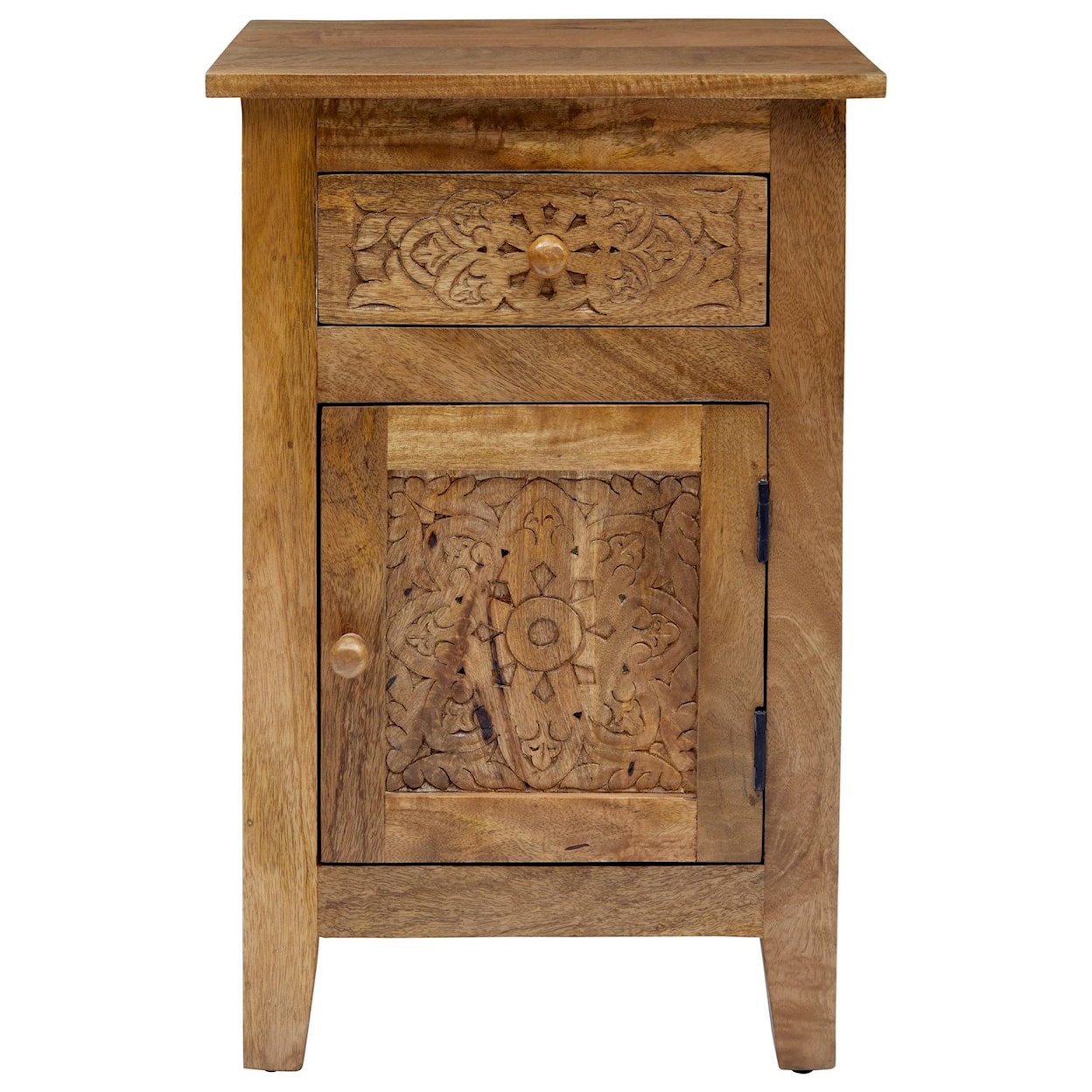 Jofran Global Archive Hand Carved Accent Table