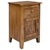 Jofran Global Archive Hand Carved Accent Table
