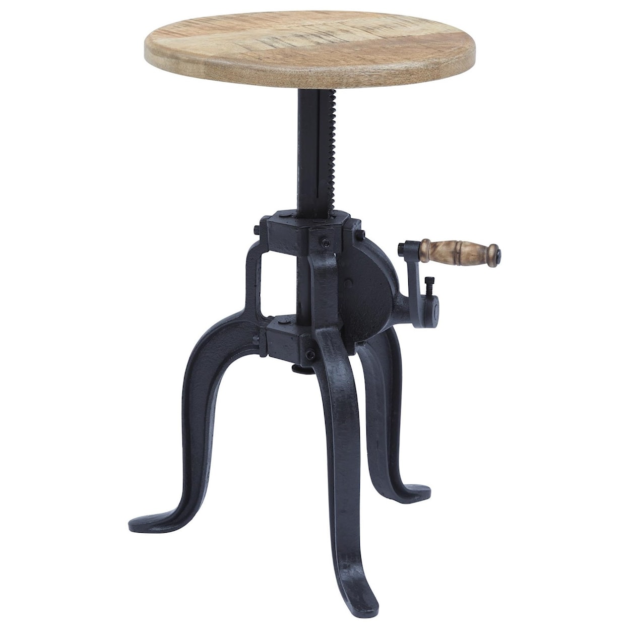 Jofran Sienna Carter Cast Iron Crank Table