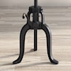 Jofran Sienna Carter Cast Iron Crank Table