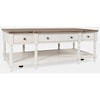 Jofran Grafton Farms 3-Drawer Coffee Table