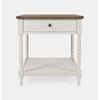 Jofran Grafton Farms End Table with Drawer